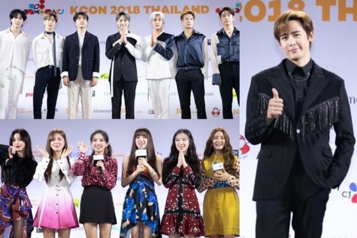 GOT7, (G)I-DLE, Никкун из 2PM и другие на красной дорожке KCON 2018 в Таиланде