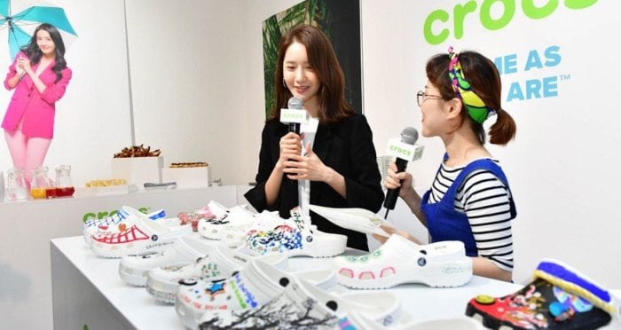 ЮнА из Girls' Generation посетила рекламную кампанию бренда "Crocs"