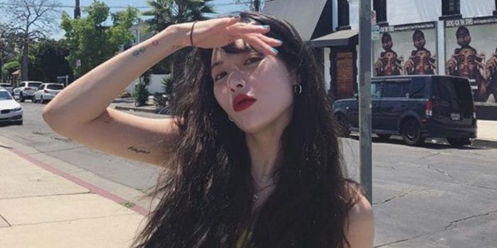 Хёна поделилась сексуальными фотографиями в своём Instagram
