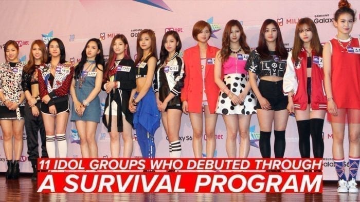 11 групп, которые дебютировали с помощью шоу на выживание