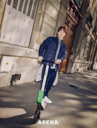 Чуно из 2PM прогуливается по солнечным улица Парижа в новой фотосессии для "Arena Homme Plus"