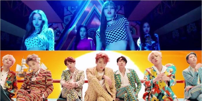 Корейские исполнители в топ-10 самых просматриваемых видеоклипов на YouTube за 24 часа
