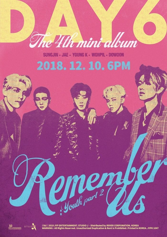 [РЕЛИЗ] DAY6 представили превью альбома "Remember Us : Youth Part 2"