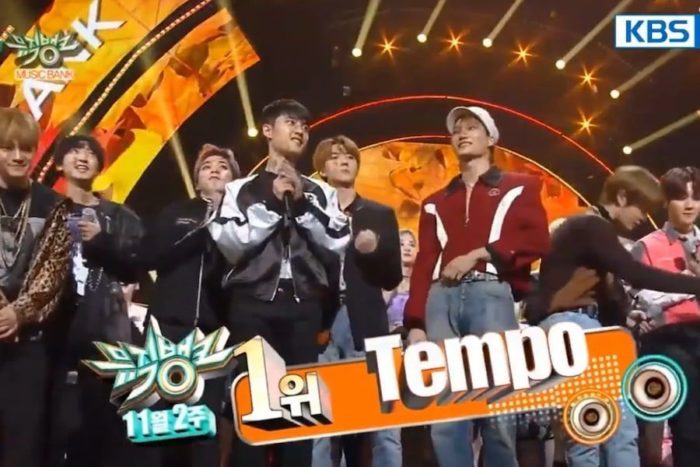 Первая победа EXO с "Tempo" на Music Bank плюс выступления участников