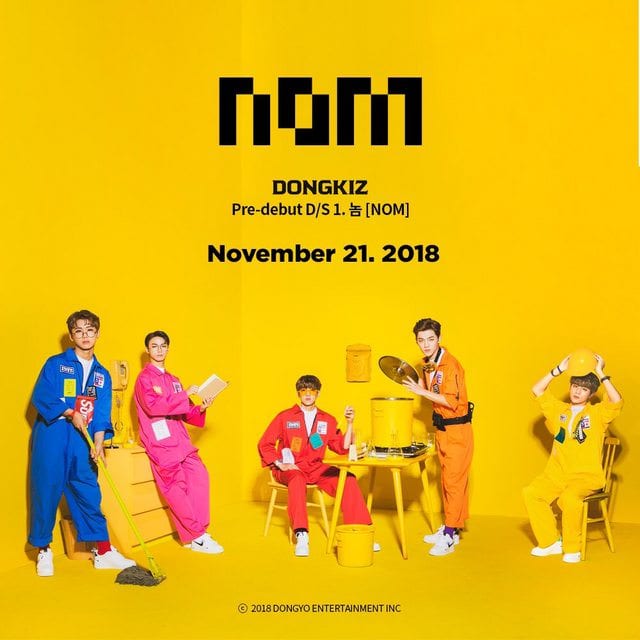 [РЕЛИЗ] DONGKIZ выпустили предебютный клип на песню "NOM"