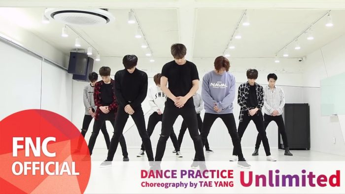 SF9 представили танцевальную практику на трек "Unlimited"