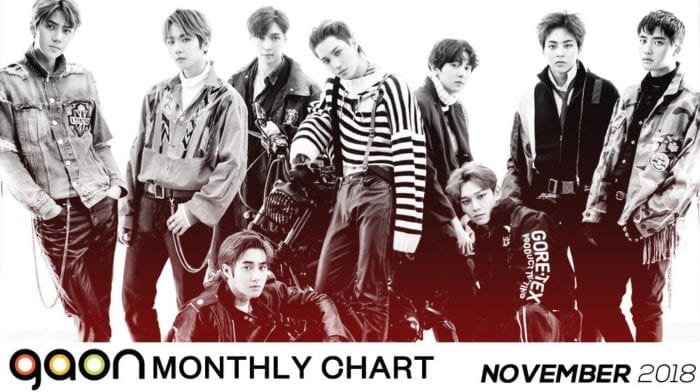Рейтинг Gaon Chart за ноябрь 2018 года