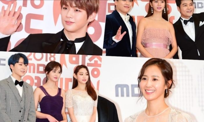 Звезды на красной ковровой дорожке 2018 MBC Entertainment Awards