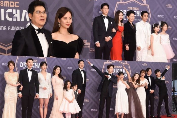 Звезды на красной ковровой дорожке 2018 MBC Drama Awards