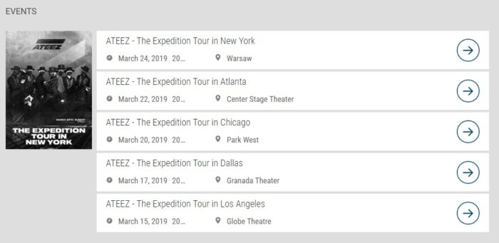 Группа-новичок ATEEZ проведет тур по США