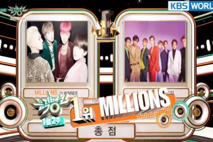 Шестая победа WINNER с "Millions" + выступления участников на Music Bank от 11 января