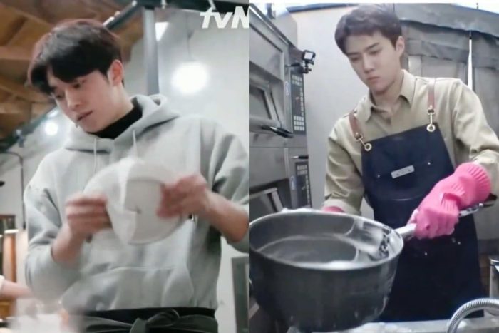Нам Джу Хёк и Сехун из EXO стали работниками на полставки в тизере шоу Coffee Friends