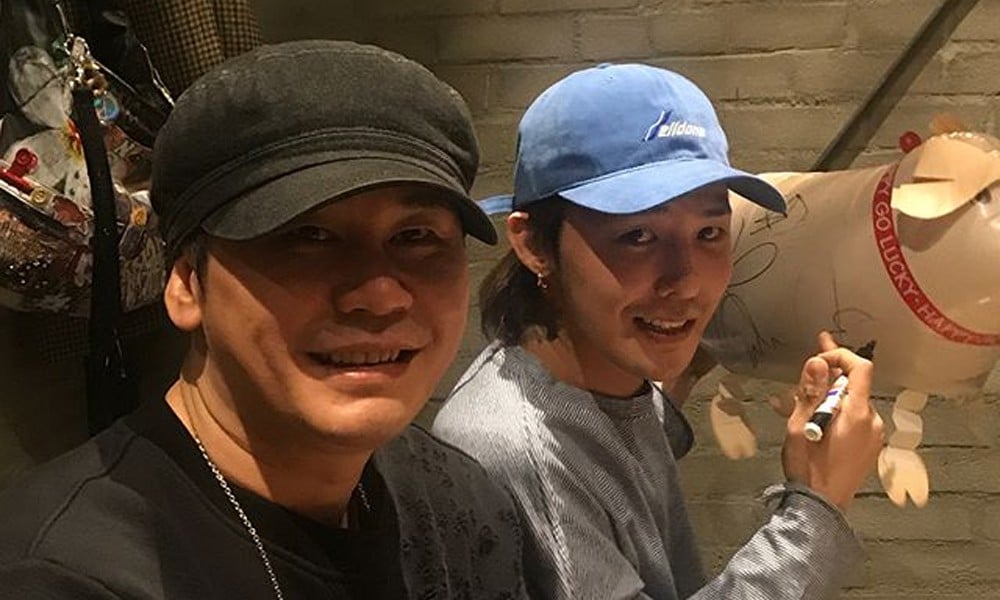 Ян Хён Сок поделился очаровательными фото своего сына с G-Dragon