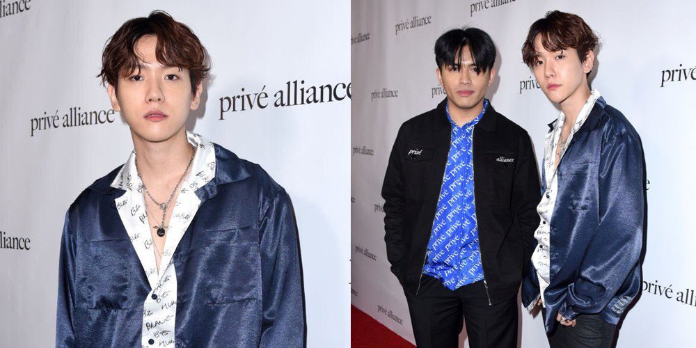 Бэкхён из EXO представил свою коллекцию одежды Privé Alliance