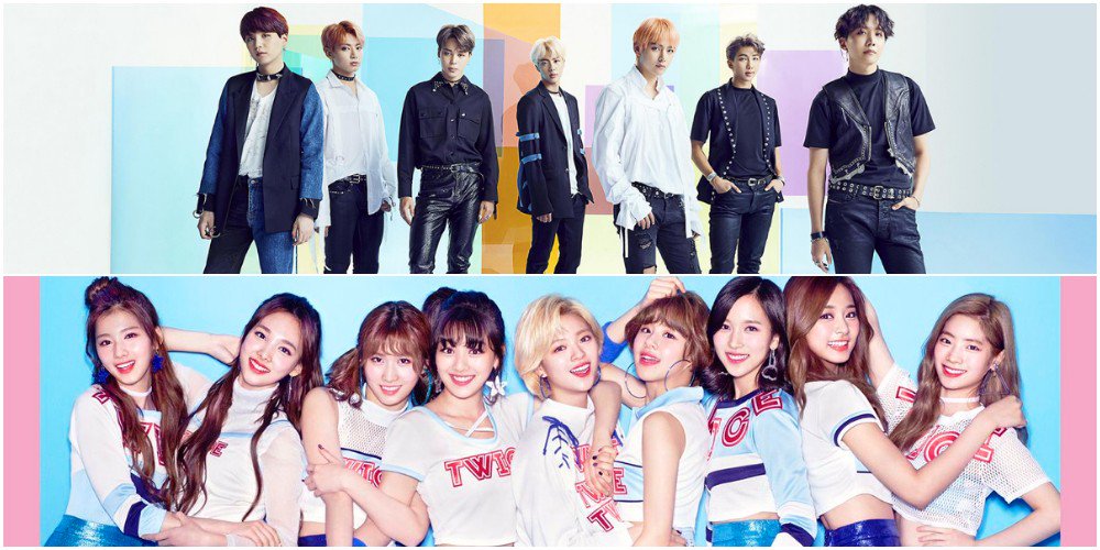 K-Pop артисты в рейтинге самых популярных айдол-групп Японии