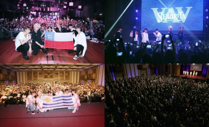 VAV становятся первой K-Pop группой, выступившей в Уругвае, и получают почетную награду от посольства