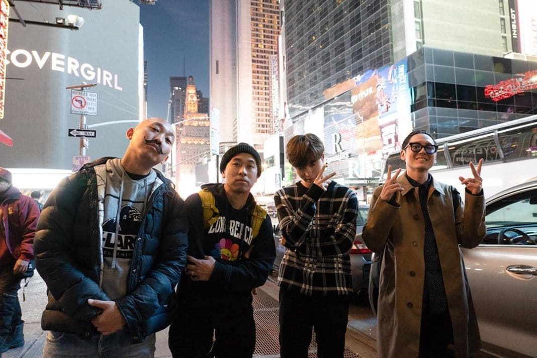 Far East Movement опубликовали фото с Лэем со съемок совместного клипа