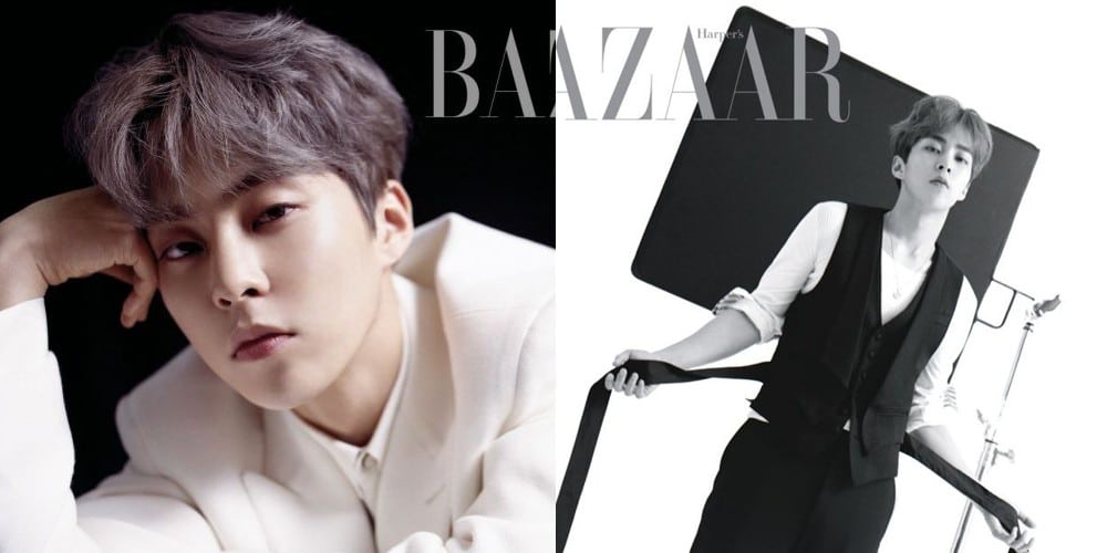 Соблазнительный Сюмин (EXO) на страницах нового выпуска журнала Bazaar