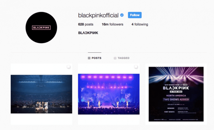 BLACKPINK вновь бьют рекорды в Instagram