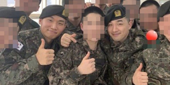 В сети появились новые армейские фото участников BIGBANG