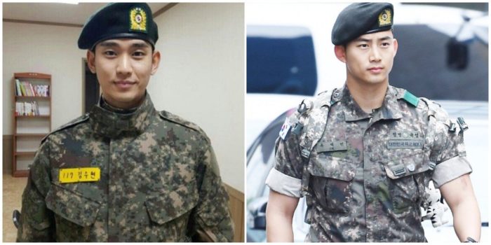 Ким Су Хён и Тэкён из 2PM получили повышения в армии