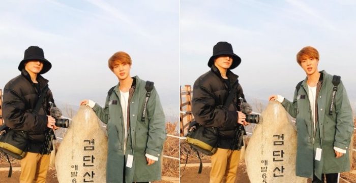 Джин и Чонгук (BTS) совершили прогулку в горы