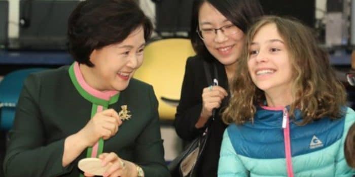 Первая леди Южной Кореи процитировала BTS на встрече с американскими студентами