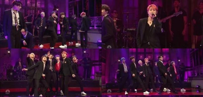 BTS выступили на Saturday Night Live