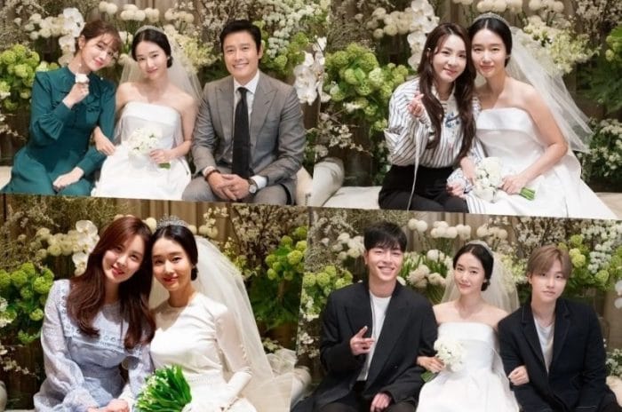 Ли Джон Хён поделилась фотографиями знаменитостей со своей свадьбы