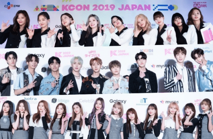 Ослепительные айдолы на красной дорожке третьего дня KCON 2019 в Японии