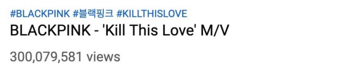 BLACKPINK побили собственный рекорд с клипом на песню "Kill This Love"