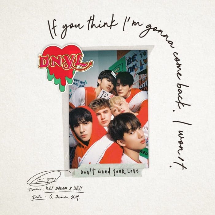 [РЕЛИЗ] NCT DREAM и британский певец HRVY выпустили фото-тизер для совместного сингла "Don’t Need Your Love"
