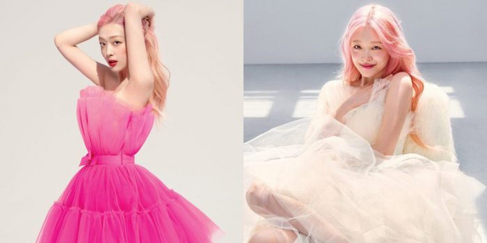 Солли превратилась в принцессу розового цвета в новой фотосессии для Marie Claire