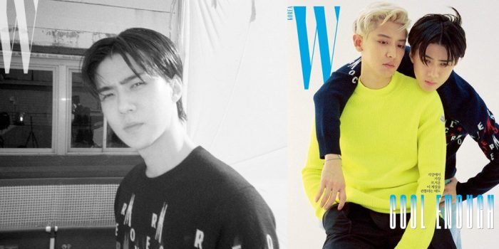 Чанёль и Сехун из EXO в освежающей летней фотосессии для журнала W