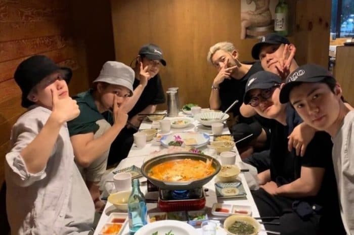 EXO собрались вместе перед уходом D.O. в армию