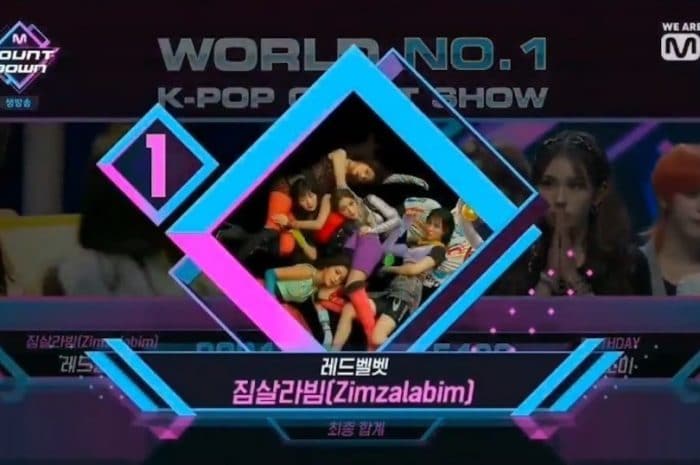 Вторая победа Red Velvet с "Zimzalabim" на M!Countdown + выступления Чонхи, (G)I-DLE, LANA и других