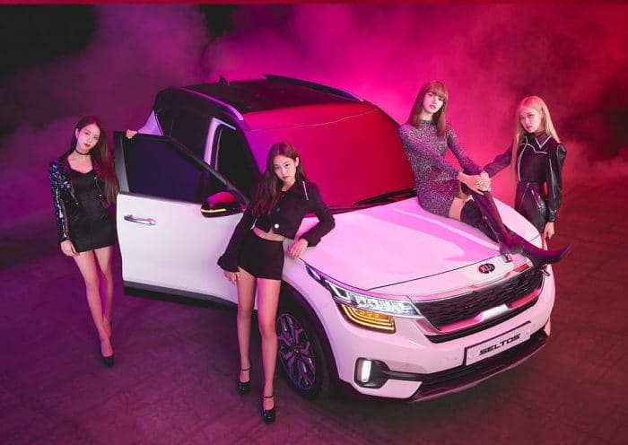 BLACKPINK стали рекламными моделями новой машины бренда KIA