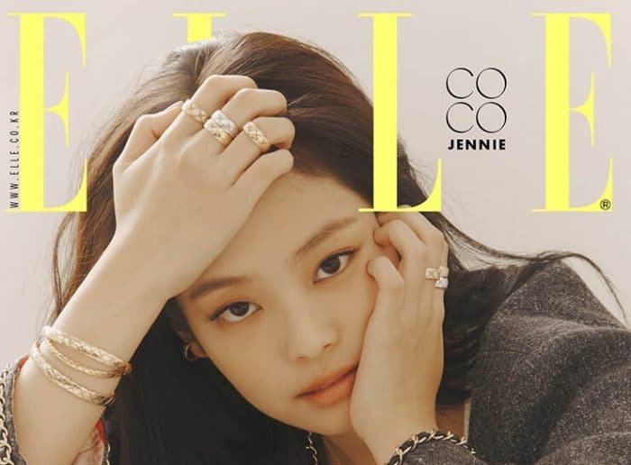 Дженни из BLACKPINK появилась на обложке журнала ELLE Korea