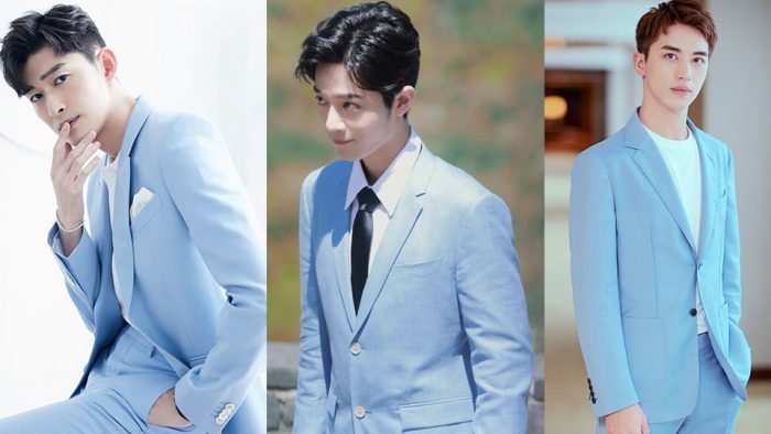 Китайские актеры, которые выглядят восхитительно в небесно-голубых костюмах