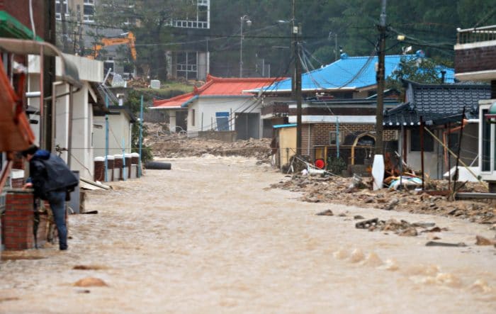 Тайфун Митаг нанёс серьёзный ущерб Южной Корее