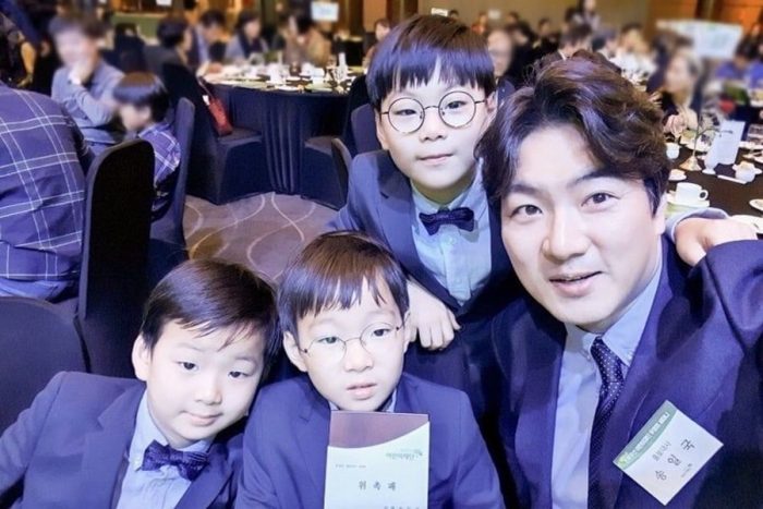 Сыновья поддержали Сон Иль Гука на мероприятии ChildFund Korea