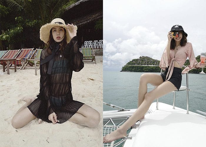 Лиса (BLACKPINK) поделилась фото с пляжного отдыха в Таиланде