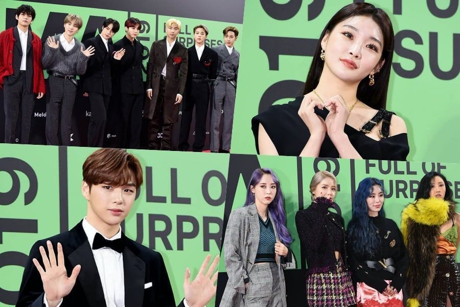 Звезды на красной дорожке церемонии Melon Music Awards 2019