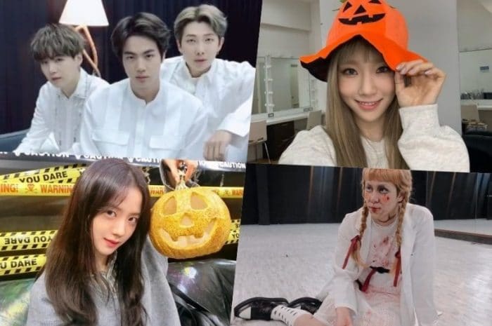 Корейские айдолы отпраздновали Хэллоуин в соцсетях
