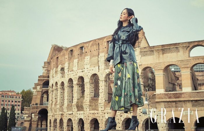 Ли Да Хи - современная богиня в фотосессии журнала Grazia