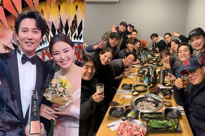 Команда дорамы "Вспыльчивый священник" отпраздновала успех на 2019 SBS Drama Awards