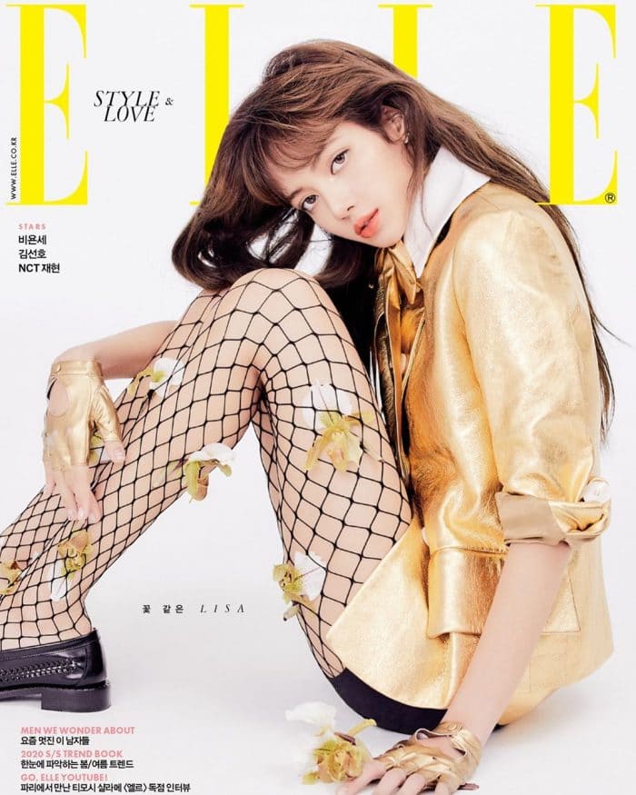 Лиса из BLACKPINK стала лицом обложки журнала ELLE Korea