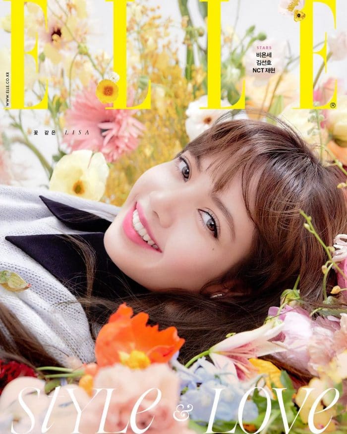 Лиса из BLACKPINK стала лицом обложки журнала ELLE Korea