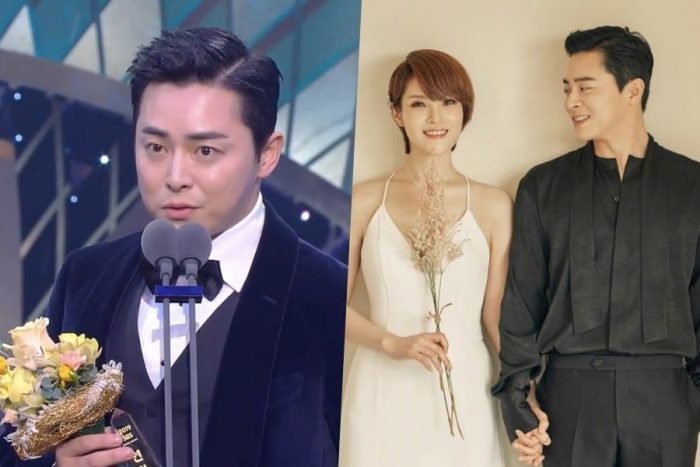 Чо Джон Сок признался в любви к жене на SBS Drama Awards Speech