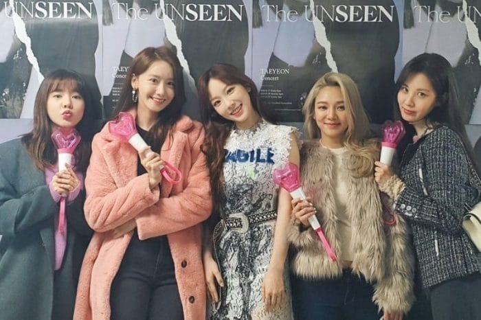 Участницы Girls’ Generation поддержали Тэён на ее концерте